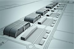 Uno scorcio della futura cargo city